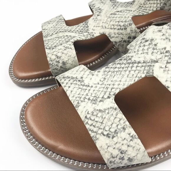 Franco Sarto Women’s Genevia Snakeskin Sandals Size 8.5 - Picture 6 of 9